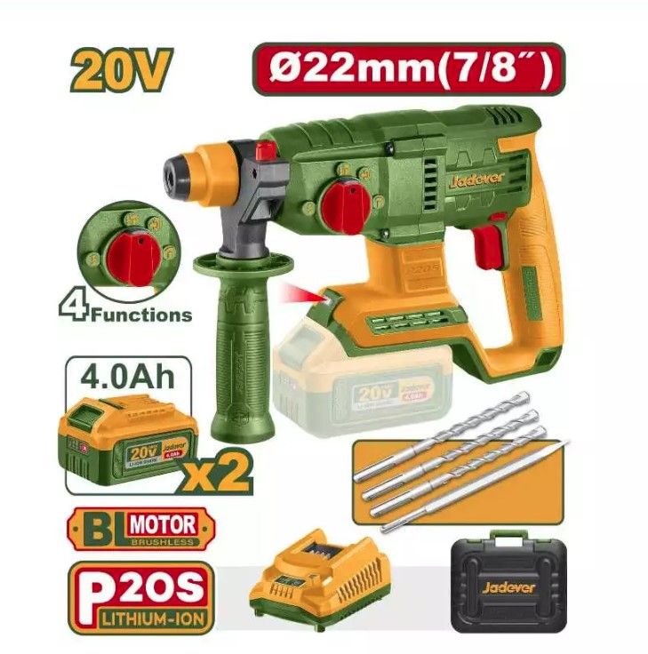 JADEVER CORDLESS ROTARY HAMMER JDLM15225