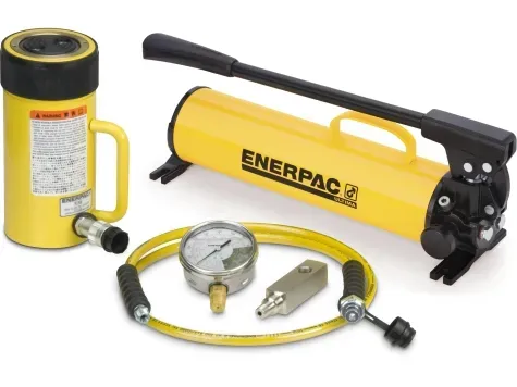 Enerpac SCR506H 5Ton , 6.25 in stroke , hydraulic cylinder hand pump set
