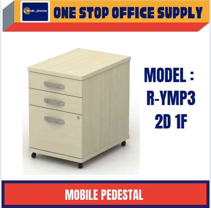 Q MOBILE PEDESTAL 3D MOBILE PEDESTAL 2D1F / MODEL Q-YMP3 / DRAWER