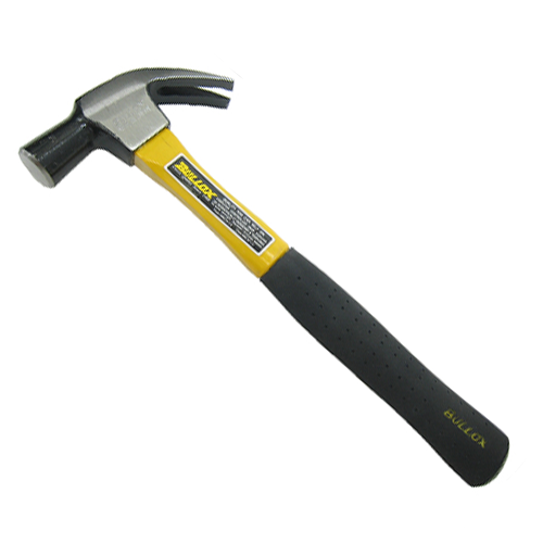 BULLOX FIBERGLASS HANDLE CLAW HAMMER FGP-16