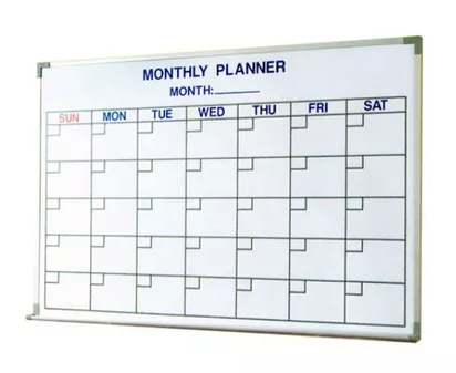 OK MONTHLY PLANNER BOARD / WHITE BOARD / ALL SIZE / PLANNER