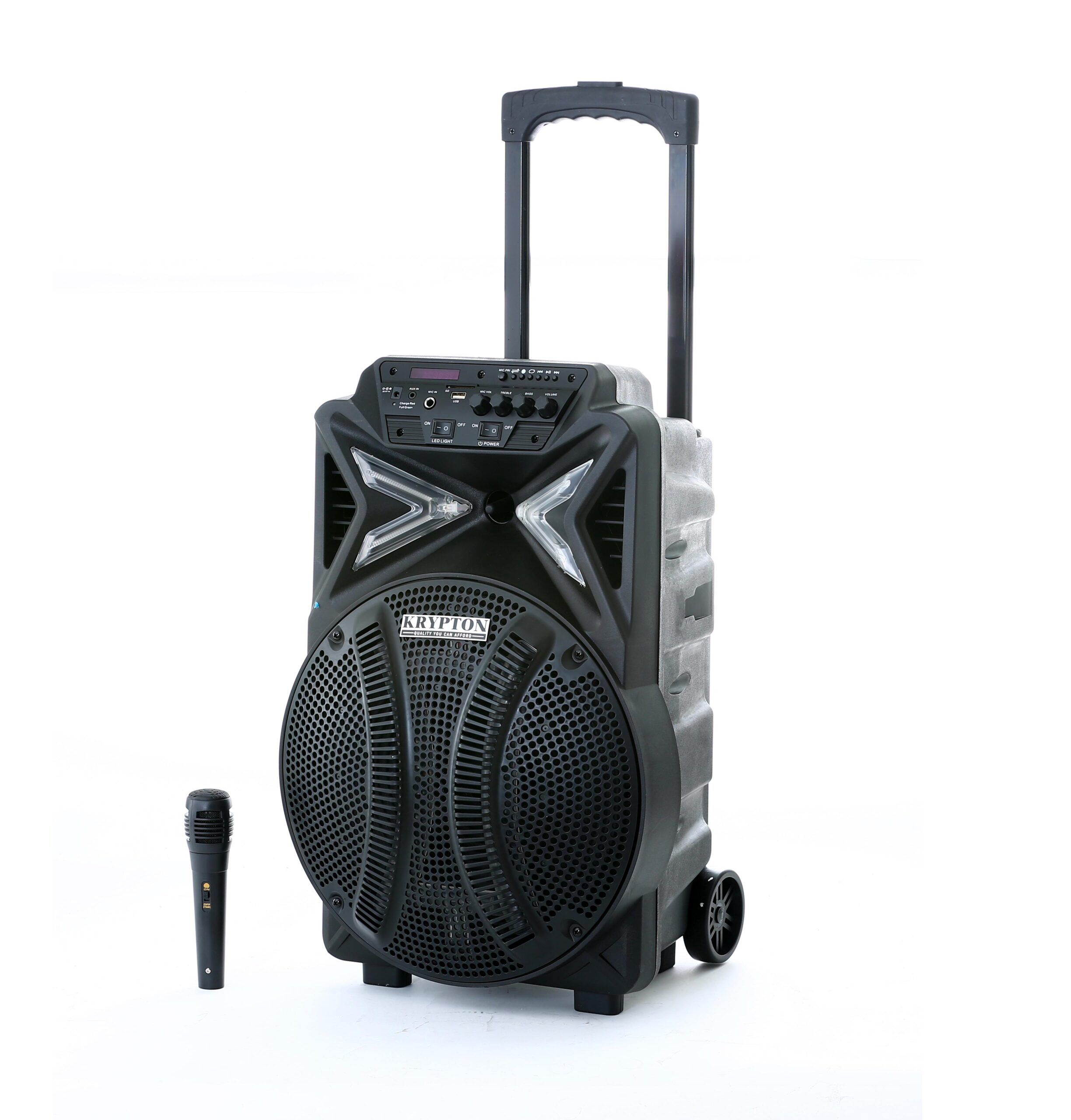 Portable trolley speaker with wireless mic - 1 set. (RM 2500 & below)