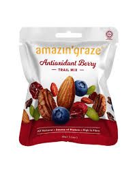 Amazin Graze Mini Trail Mix 10*30g - Antioxidant Berry