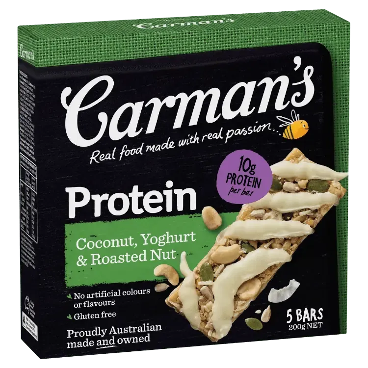 Carman’s Coconut, Yoghurt & Roasted Nut Protein Bars x 5