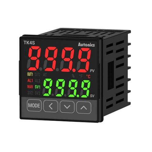 Autonics TK4S-B4RR Temperature Controller, 1/16 DIN, 2 Alarm+RS485