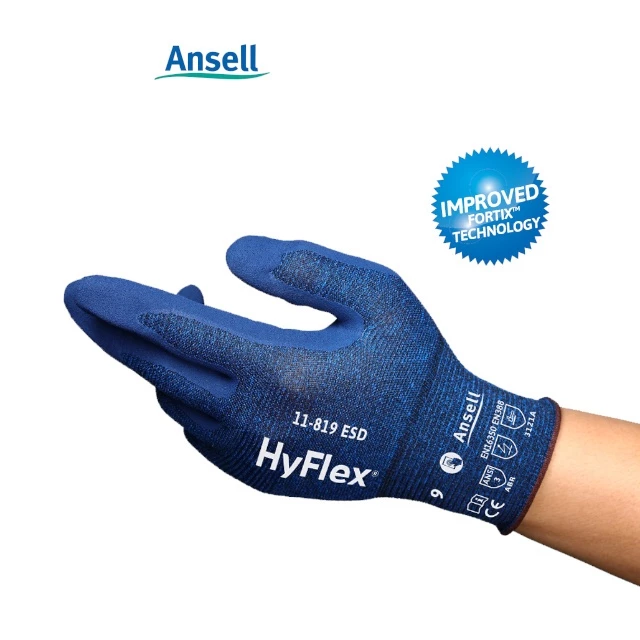 Ansell Hyflex ESD Touchscreen Durable Glove 11-819