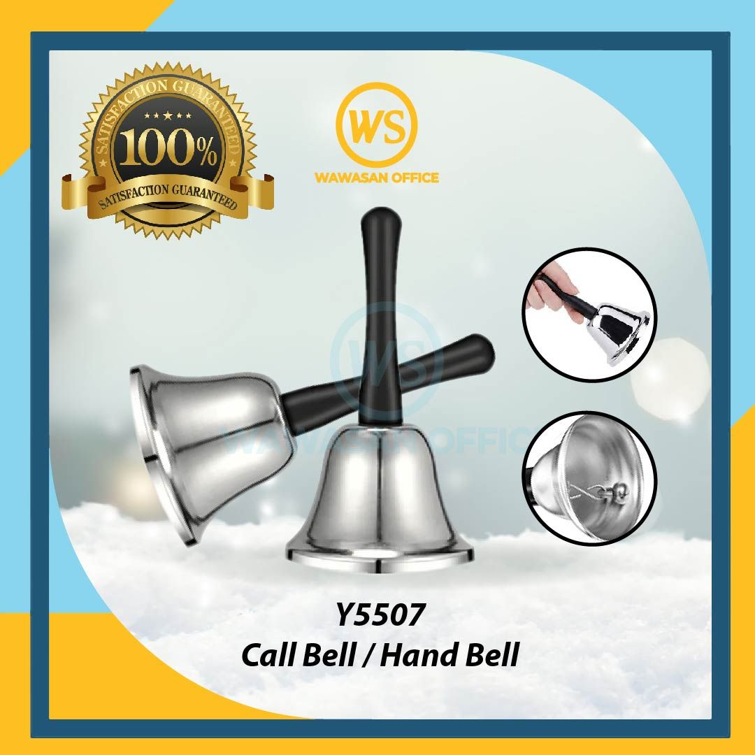 No Branded Hand Bell / Call Bell / Ring Bell / Ring Bell / Handheld Bell / Order Bell / Loceng Tangan / Loceng Aiskrim
