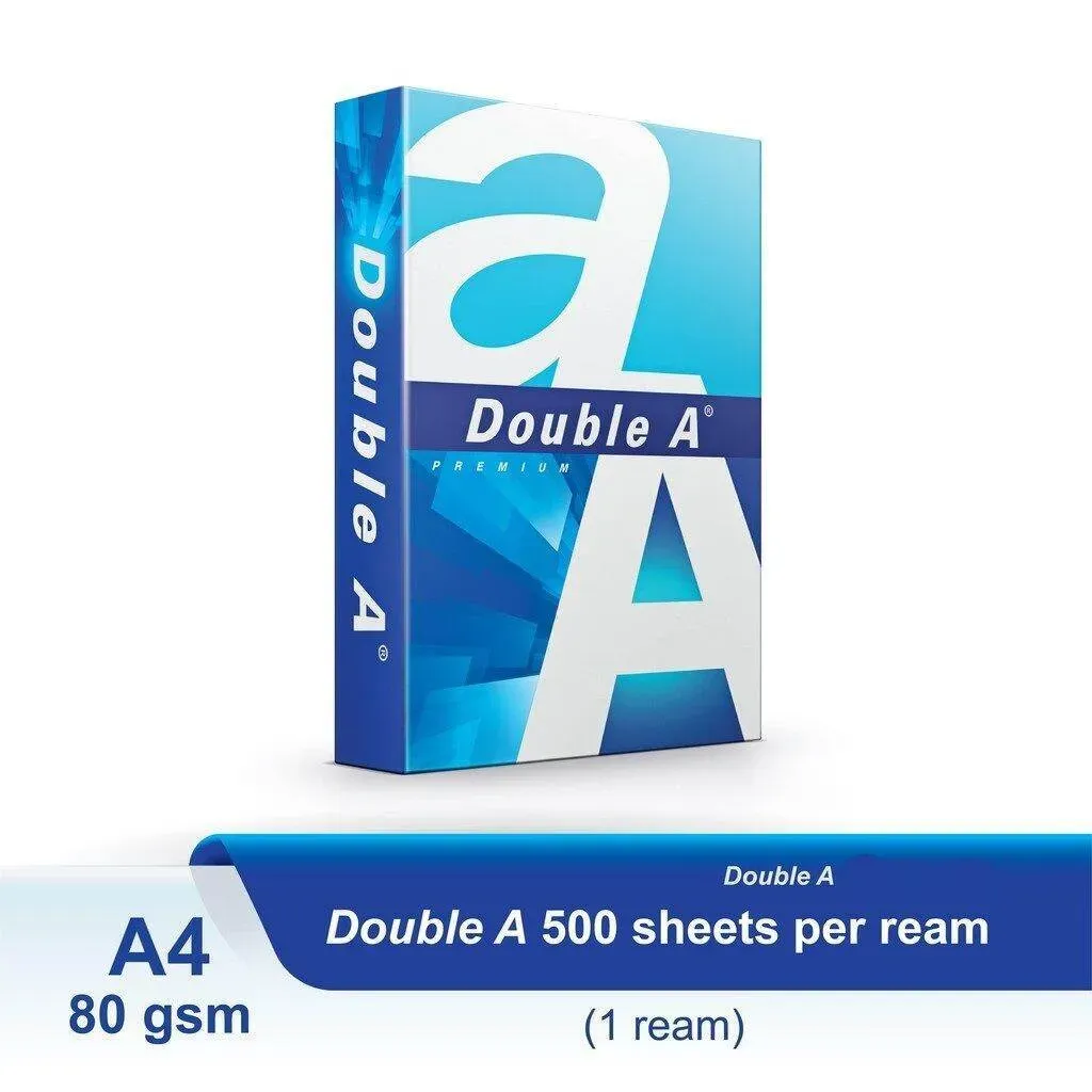 Double A A4 Copier Paper Premium 80gsm (500sheet)