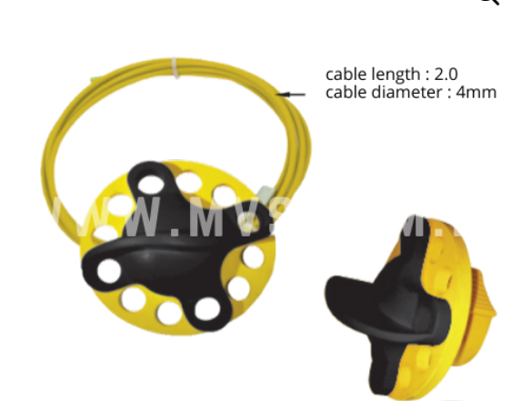 M-SAFE SAFETY WHEEL TYPE CABLE LOCKOUT
