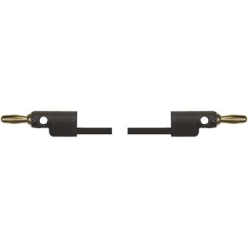 Fluke PATCH 2948-12-0 Banana Plug Patch Cord, Gold (black)