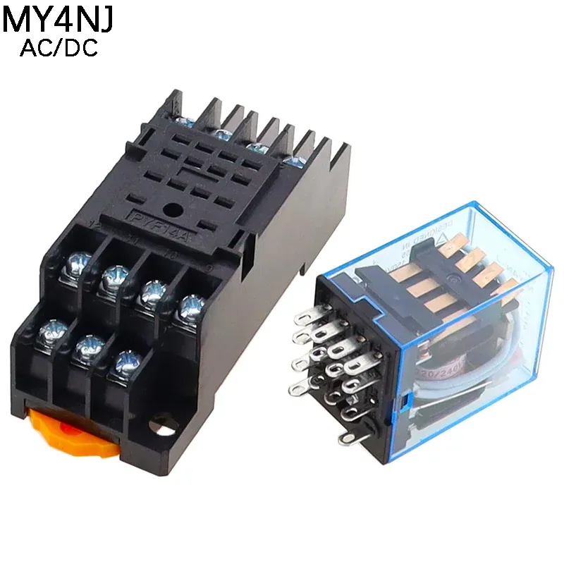 DC Relay with Base 24V 14Pin