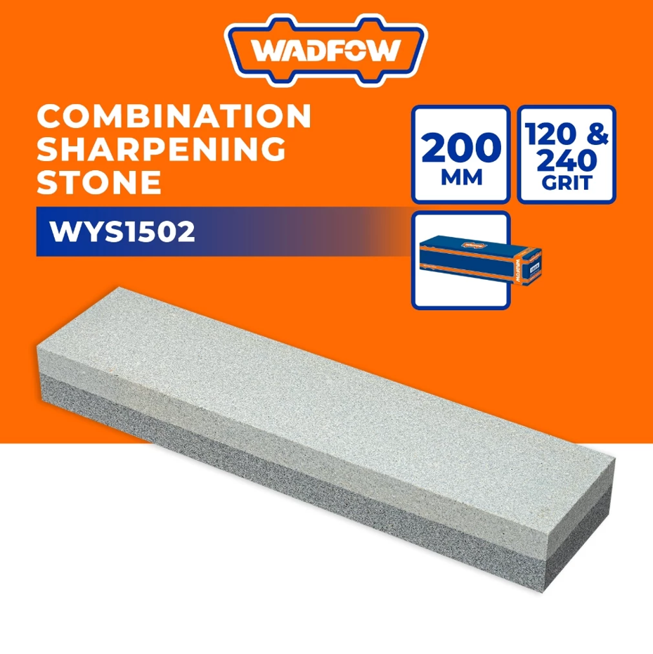 WADFOW COMBINATION SHARPENING STONE, TWO SIDES W/ GRIT:120 & 240 (WYS1502)