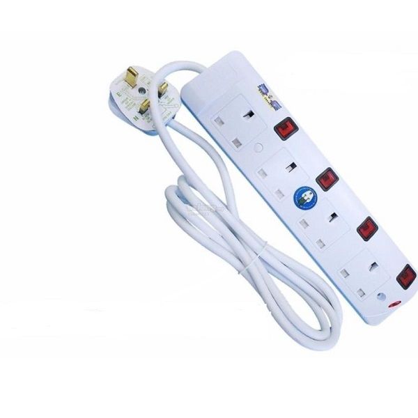 QP PREMIUM Extension Wire 4 Gang Socket 5-Meter (Z514N-5M)