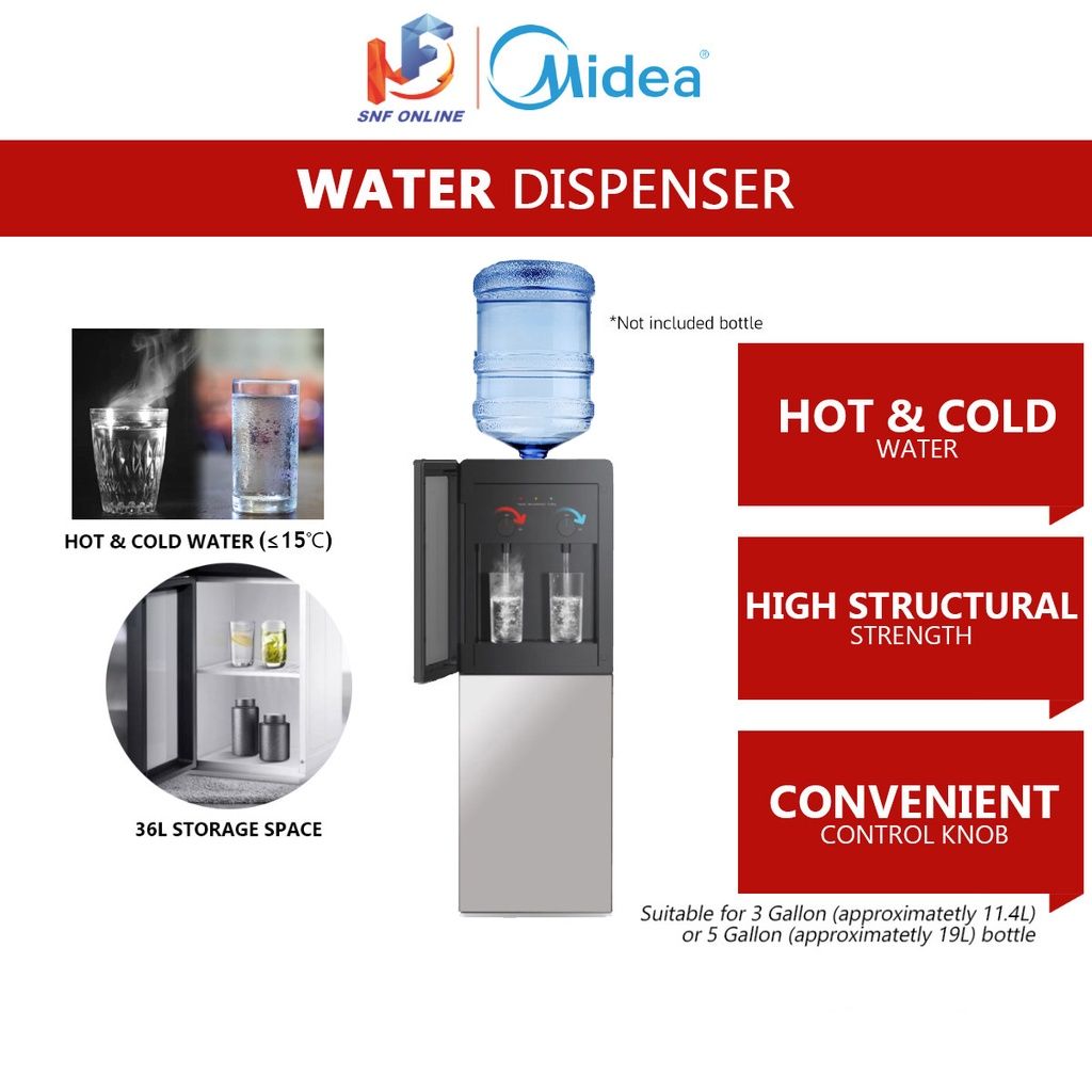 Midea *Midea Floor Stand Water Dispenser Without Bottle