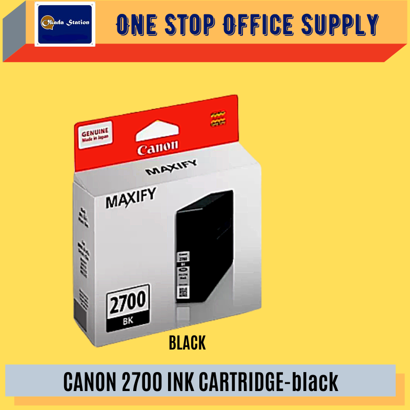 CANON 2700 BLACK IN CARTRIDGE /Canon /Ink cartridge /Toner Cartridge /2700 /Black Ink Cartridge