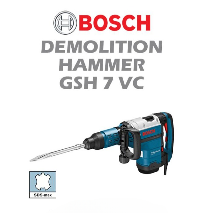 BOSCH DEMOLITION HAMMER GSH 7 VC