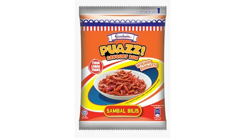 Gardenia Bread Puazz! Sambal Bilis - 60g/piece