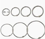 Card Ring/Metal Book Ring 38mm / (60pcs/bos)