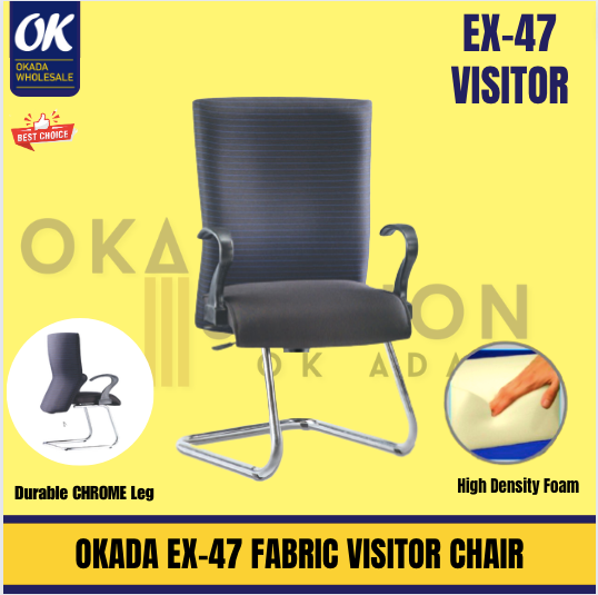 Begonia EX-47 ERGONOMIC OFFICE VISITOR CHAIR - FABRIC OFFICE CHAIR / VISITOR CHAIR / ERGONOMIC OFFICE CHAIR / OFFICE CHAIR / ERGONOMIC CHAIR / EX-47 / CHAIR