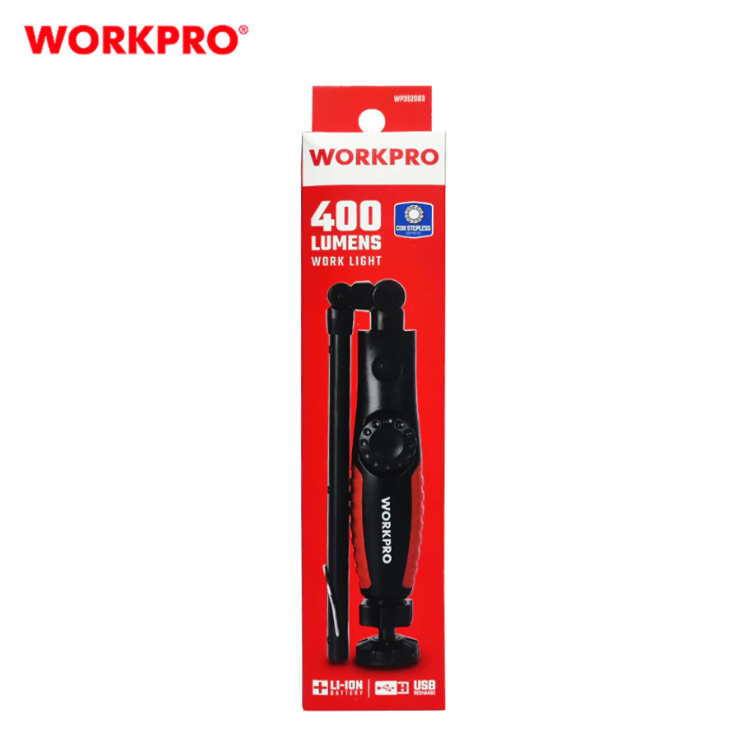 WORKPRO 400LM RECHARGEABLE WORKLIGHT (WP352003)