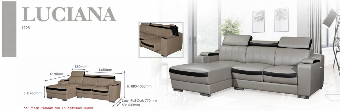 ITA OFFICE SOFA SET - LUCIANA 1728