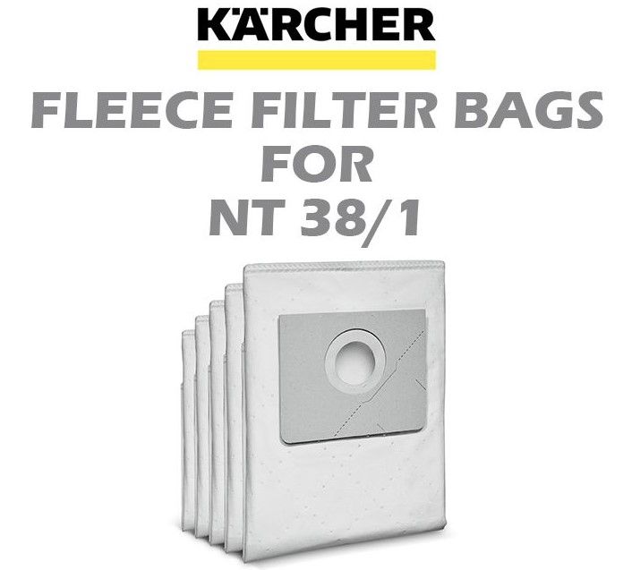 KARCHER FLEECE FILTER BAG FOR NT38/1