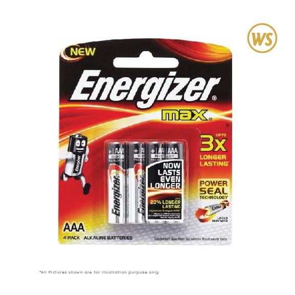 ENERGIZER ALKALINE BATTERY AAA (4 IN 1)