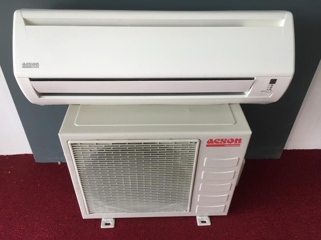 ACSON R32 1HP AIR COND Non Inverter (WALL) With Installation