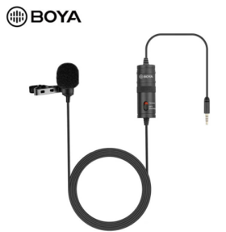Boya Dual Omni-Directional Lavalier Mic Clip-On Lapel Microphone (BY-M1DM)