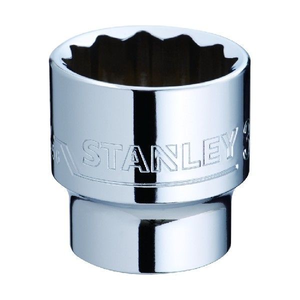 Stanley 1/2" DRIVE 12 POINT STANDARD SOCKETS - 12MM