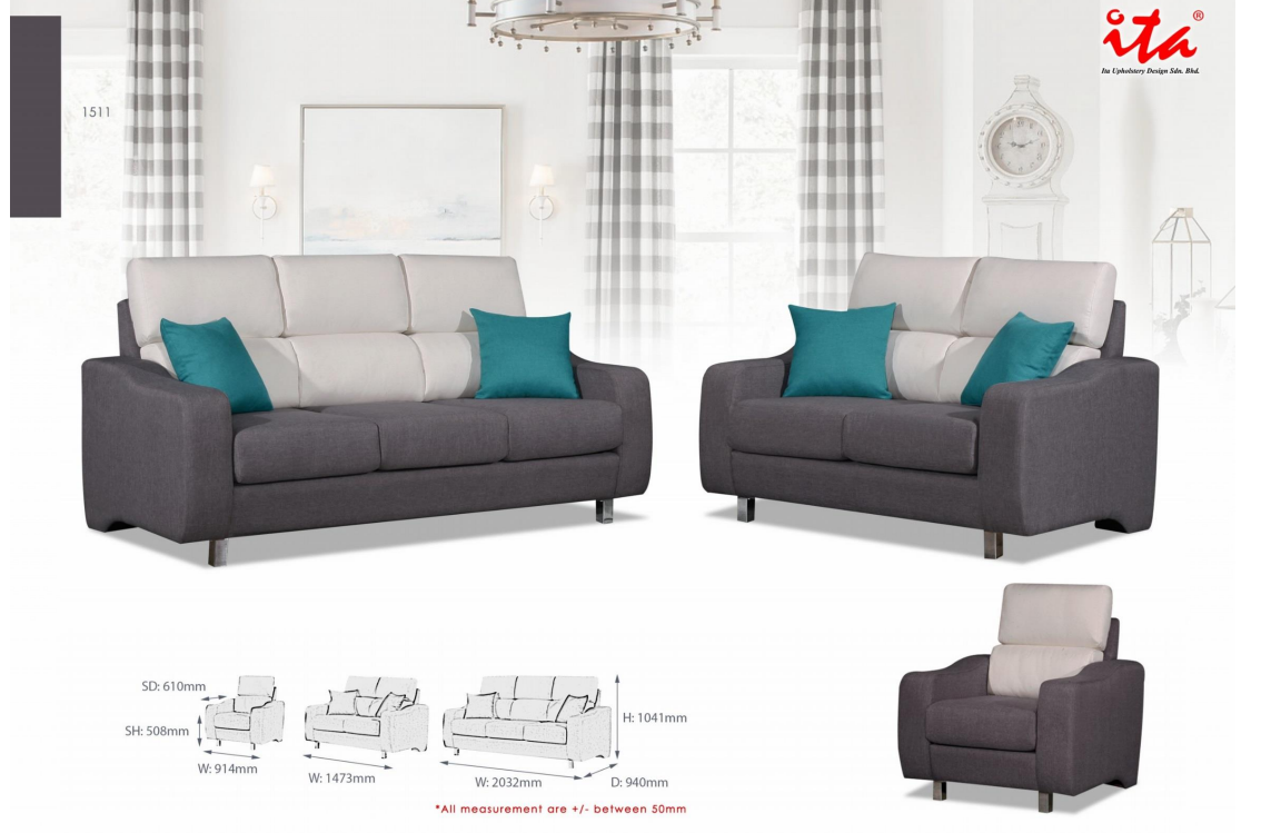 ITA OFFICE SOFA SET - 1511