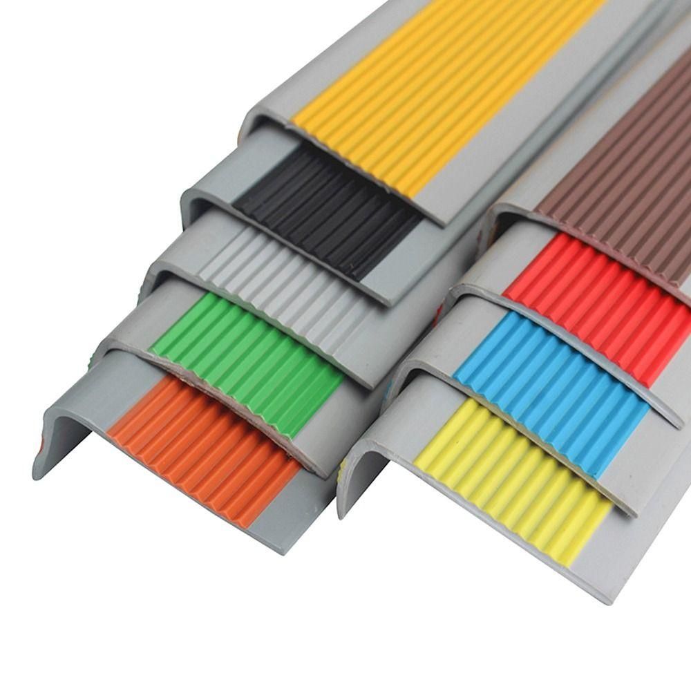 OEM L Shaped Rubber Staircase Anti Slip Strips (L100cm x W6cm x H3cm)