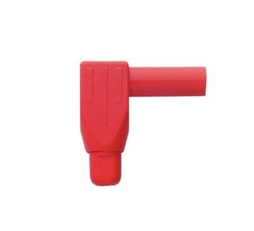 Fluke PJKPL 6729-2 Do-it-yourself 4mm Right Angle Banana Plug, Red
