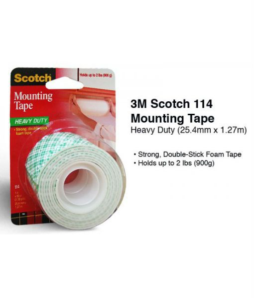 3M Scotch Permanent Mounting Tape 114