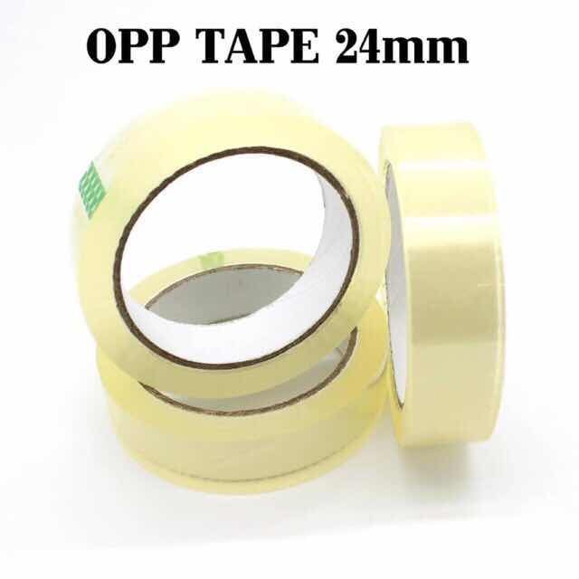 OEM *Transparent Masking Tape 24mm x 40 Yard [10 Pcs]