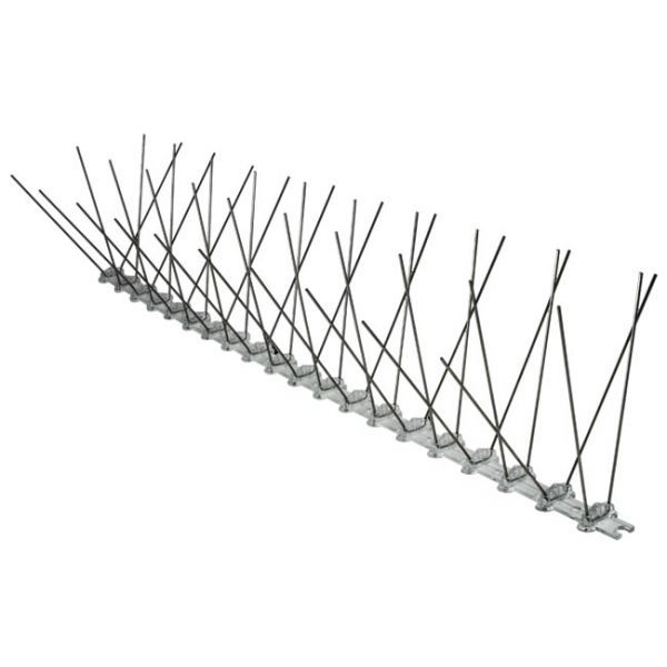 Bird Spikes for Pigeons Birds Cat 33CM Anti Bird Spikes Stainless Steel bird repellent Penghalang Burung Tajam Bird Spikes for Pigeons Birds 33CM Anti Bird Spikes Stainless Steel bird repellent Penghalang Burung Tajam
