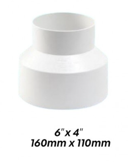 ATKC UPVC Fittings Concentric Reducer 6" x 4" (160MMx110MM)