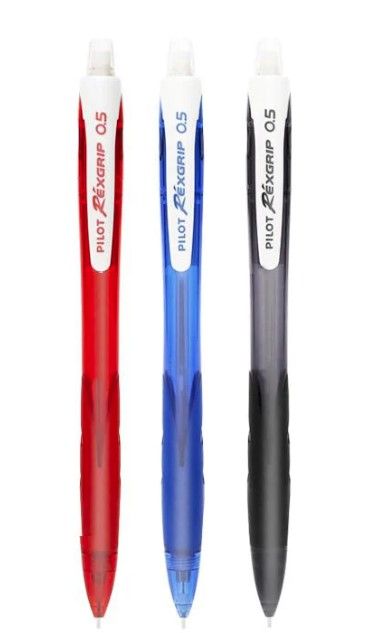 PILOT HRG10R5 REX GRIP MECHANICAL PENCIL 0.5