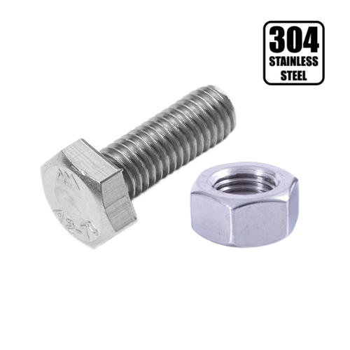 OEM M8 Hex Bolt & Nut 304 Stainless Steel DIN933 (40MM)