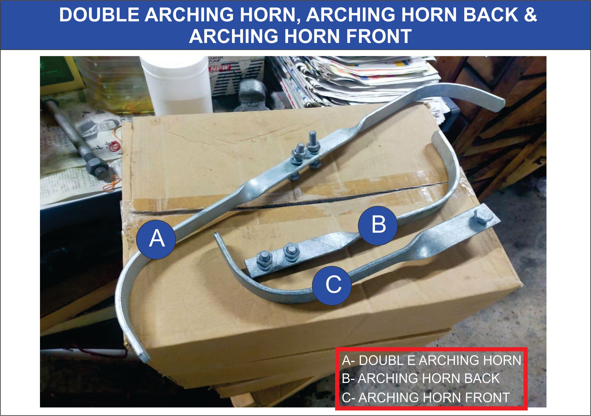 ARCHING HORN BACK 6MM X 32MM - CW 1PC HOLE &12MM ( DIA) X 40 NN (L) HEX BOLT & NUT (HDG) OCHA ARCHING HORN BACK 6MM X 32MM - CW 1PC HOLE &12MM ( DIA) X 40 NN (L) HEX BOLT & NUT (HDG)- ORDER TO MAKE CUSTOMIZE