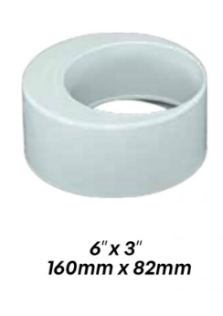 ATKC UPVC Fittings Bush Reducer 6" x 3" (160MMx82MM)