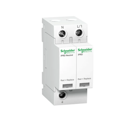 Schneider Electric Surge Protector, 65kA, Clip-On Mount (1P+N)