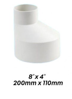 ATKC UPVC Fittings Reducing Socket 8" x 4" (200MMx110MM)