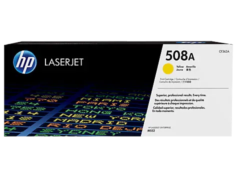 HP LASER TONER 508A YELLOW