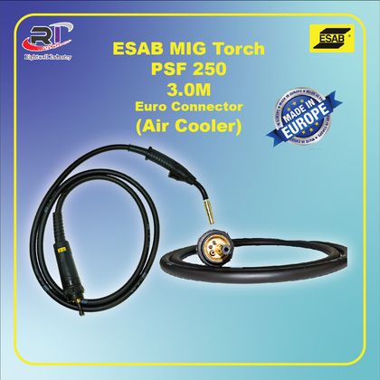 RIGHTWELL ESAB PSF 250 AIR COOLED MIG TORCH (3M) P/N:0368100882