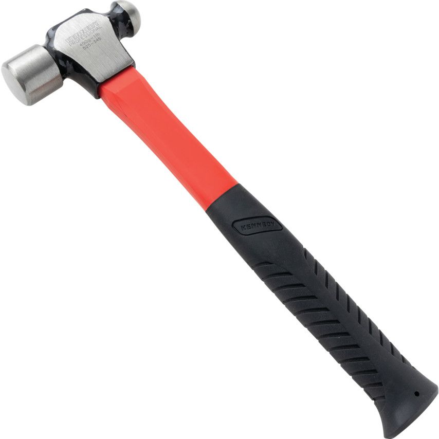 Kennedy *Kennedy 1lb Ball Pein Hammer Anti-vibration Fiberglass Handle - KEN5253450K
