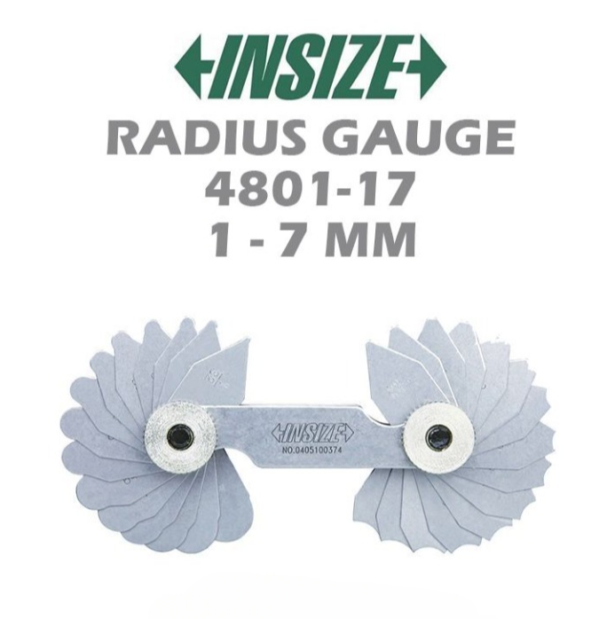 INSIZE RADIUS GAUGE 4801-17