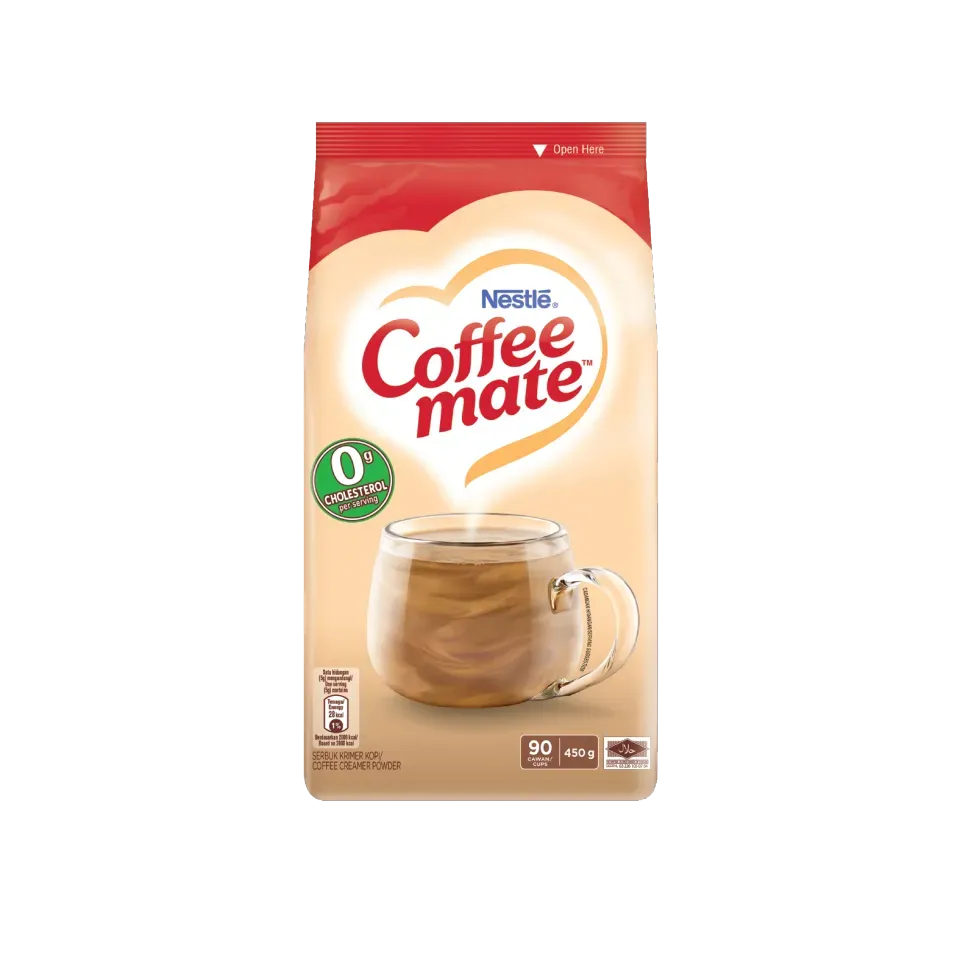 Coffee Mate Pouch 450g - Non-Dairy Coffee Creamer, 0g Cholesterol per serving