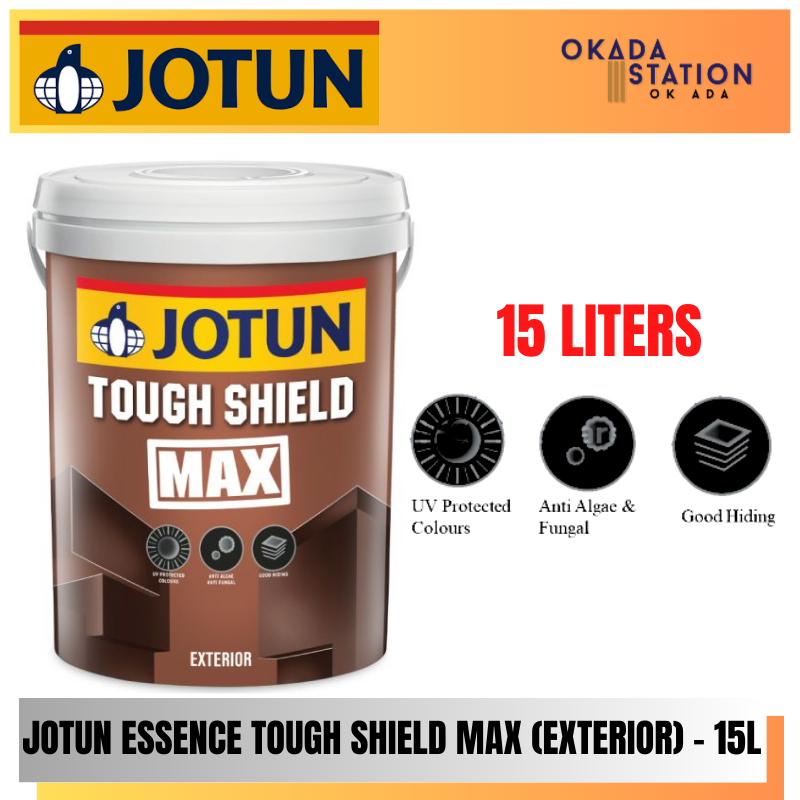 Jotun Paint / 15L / 15 LITER / Exterior Paint / Essence Tough Shield Max / Waterbased Paint / Cat Luaran / Cat Air / Cat