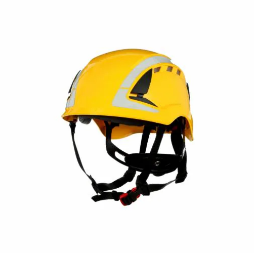 3M SecureFit™ Yellow Safety Helmet with Clear Visor & Visor Carrier